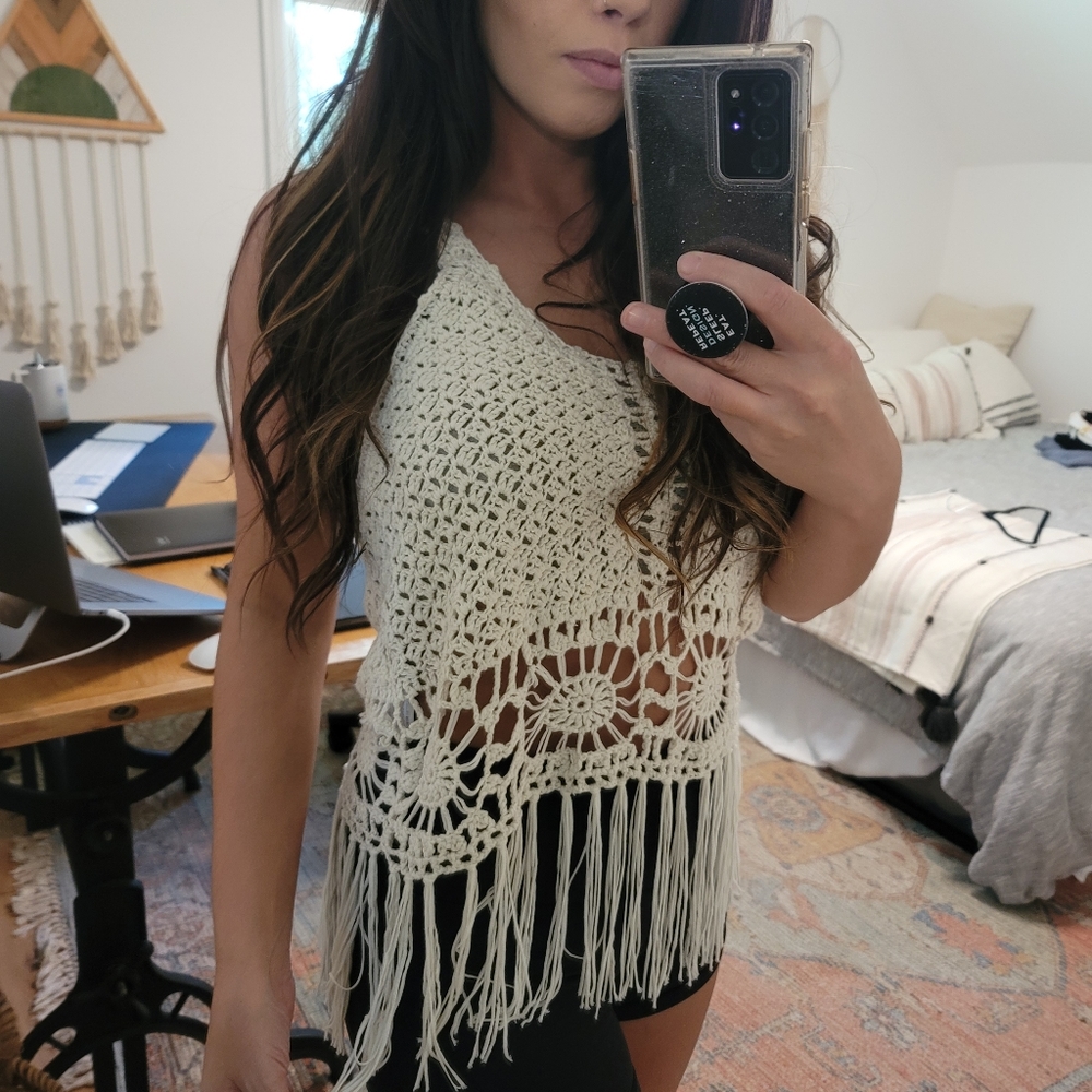 Forever 21 Crochet Tank